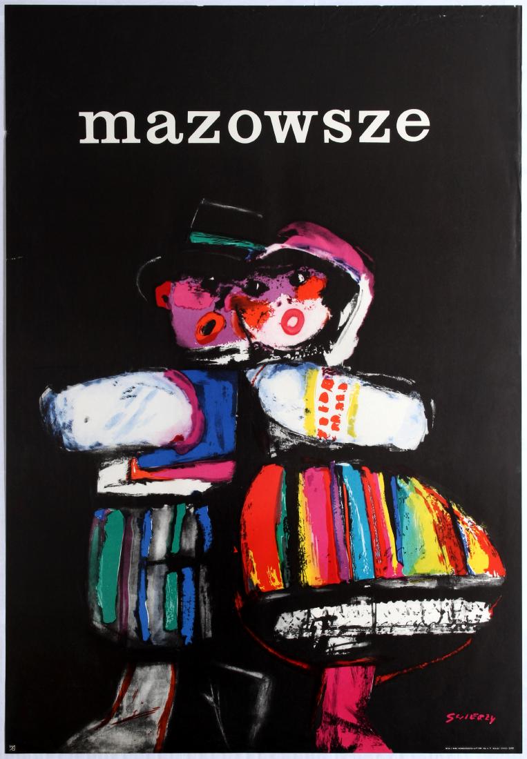 Advertising Poster Mazowsze State Folk Group Waldemar (1 of 1)