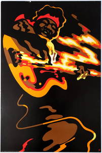 Advertising Poster Jimi Hendrix Waldemar Swierzy 1972