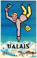 Travel Ski Poster Valais Switzerland Swiss Mountains
