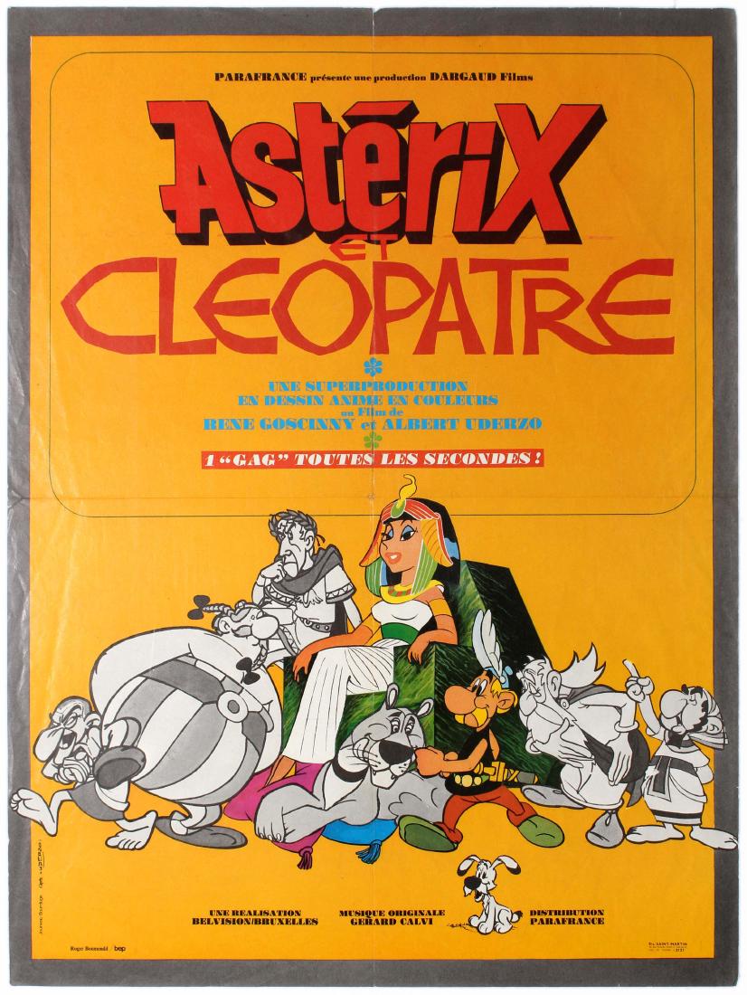 Film Poster Asterix And Cleopatra France Animation Aug 03 2019 Antikbar Original Vintage Posters In United Kingdom