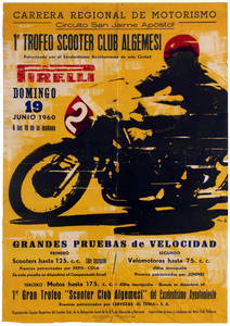 Sport Poster Motorcycle Races Spain Valencia Pirelli