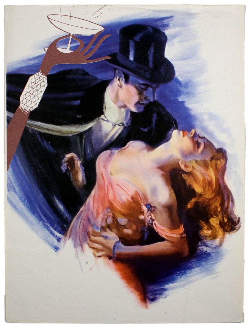 Film Poster The Picture Of Dorian Gray George Sanders: Original vintage movie trade ad for the 1945 Metro-Goldwyn-Mayer film The Picture of Dorian Gray. Based upon the novel by Oscar Wilde and directed by Albert Lewin, the film starred George Sanders, Hur