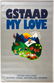 Original Travel Poster Gstaad My Love Ski Switzerland