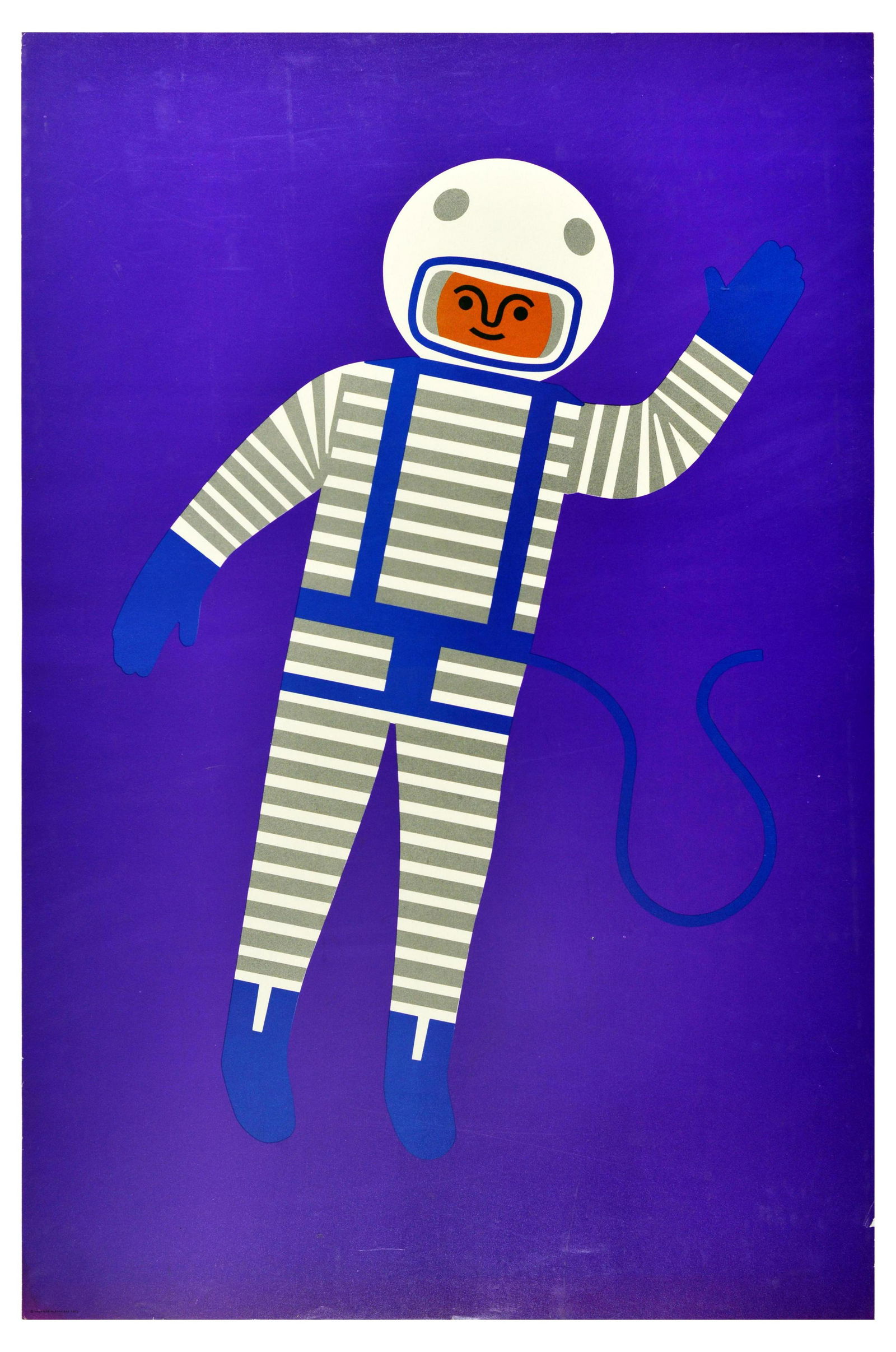 Advertising Poster Creative Playthings Fredun Shapur: Original vintage advertising poster for the Creative Playthings toy shop in Manhattan, New York, designed by South African toy maker and illustrator Fredun Shapur (b. 1929). This is one of a series of