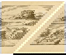 Antique Engraving Novigrad Kotor Croatia Montenegro Pieter Mortier Joan Blaeu: Original antique engraving - Novigrad - City of the Venetians in Dalmatia / Cataro - City of the Venetians in Dalmatia - Published by Pieter Mortier (1661?1711) and illustrated by Dutch cartographer J