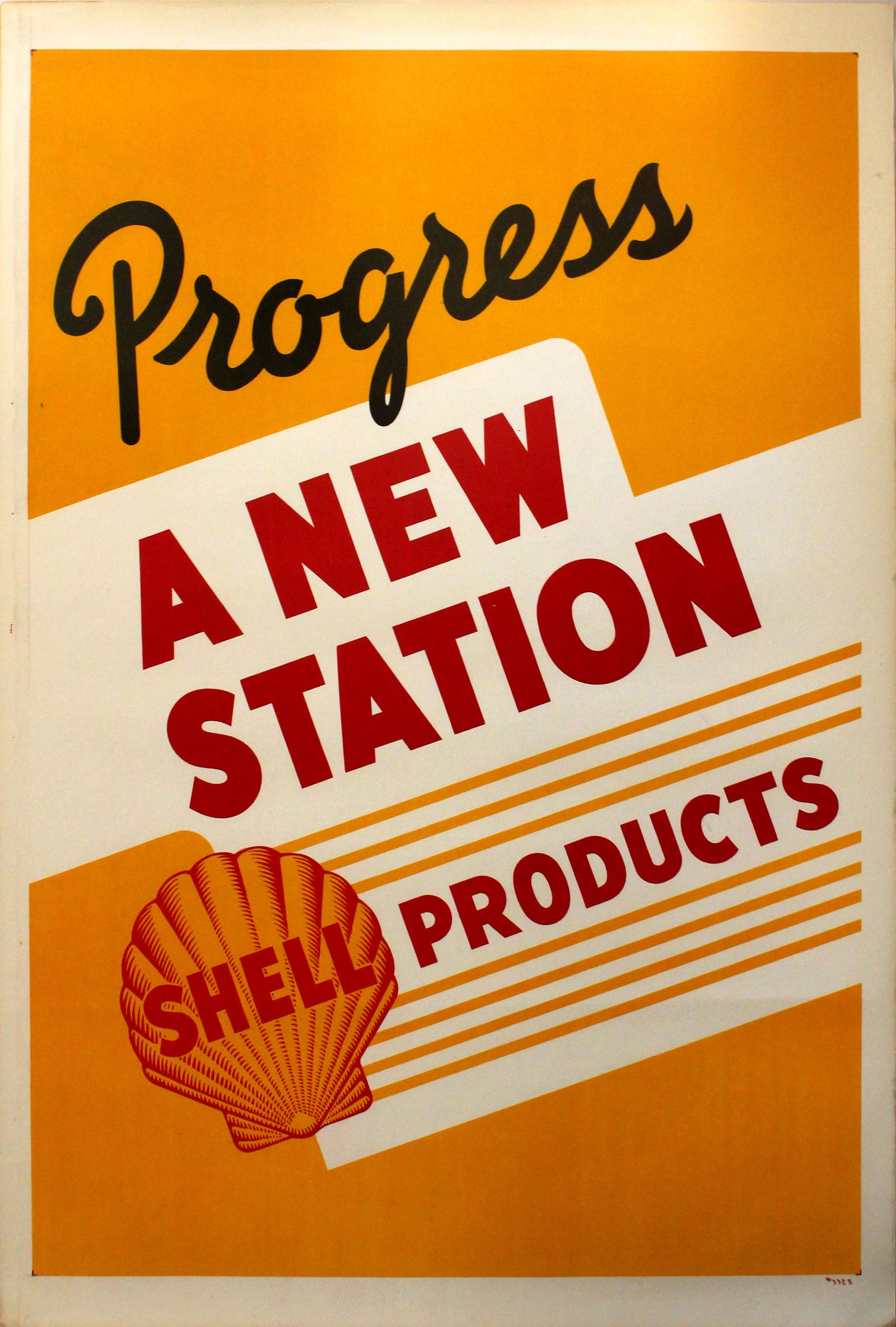 Advertising Poster Art Deco Shell Products Progress Petrol (1 of 1)