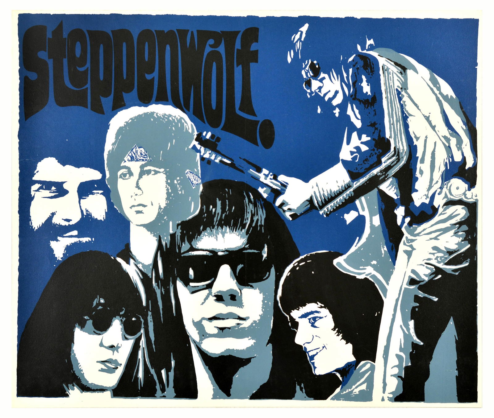 Advertising Poster Steppenwolf Rock Band Music (1 of 1)