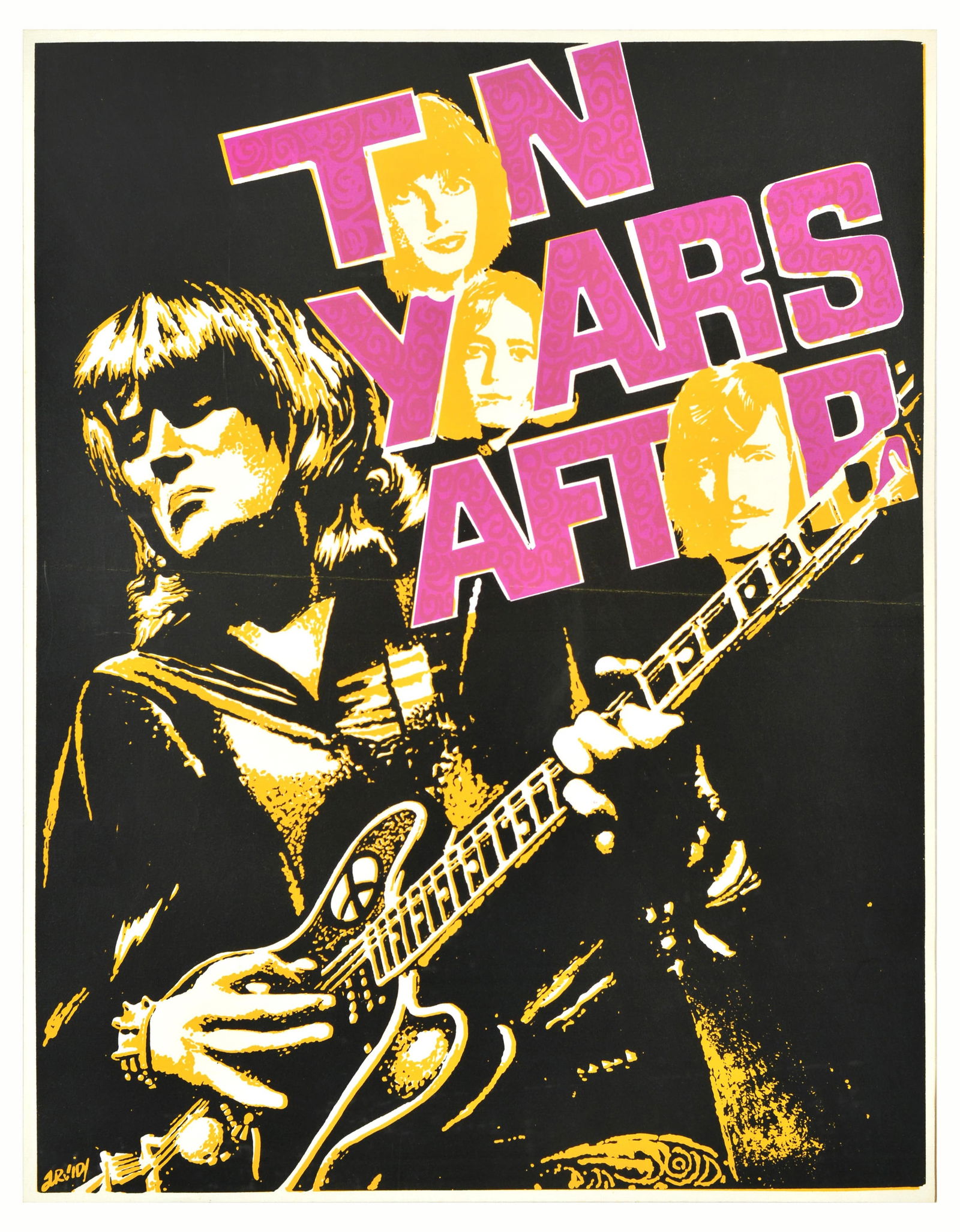 Advertising Poster Ten Years After Rock Band Music (1 of 1)