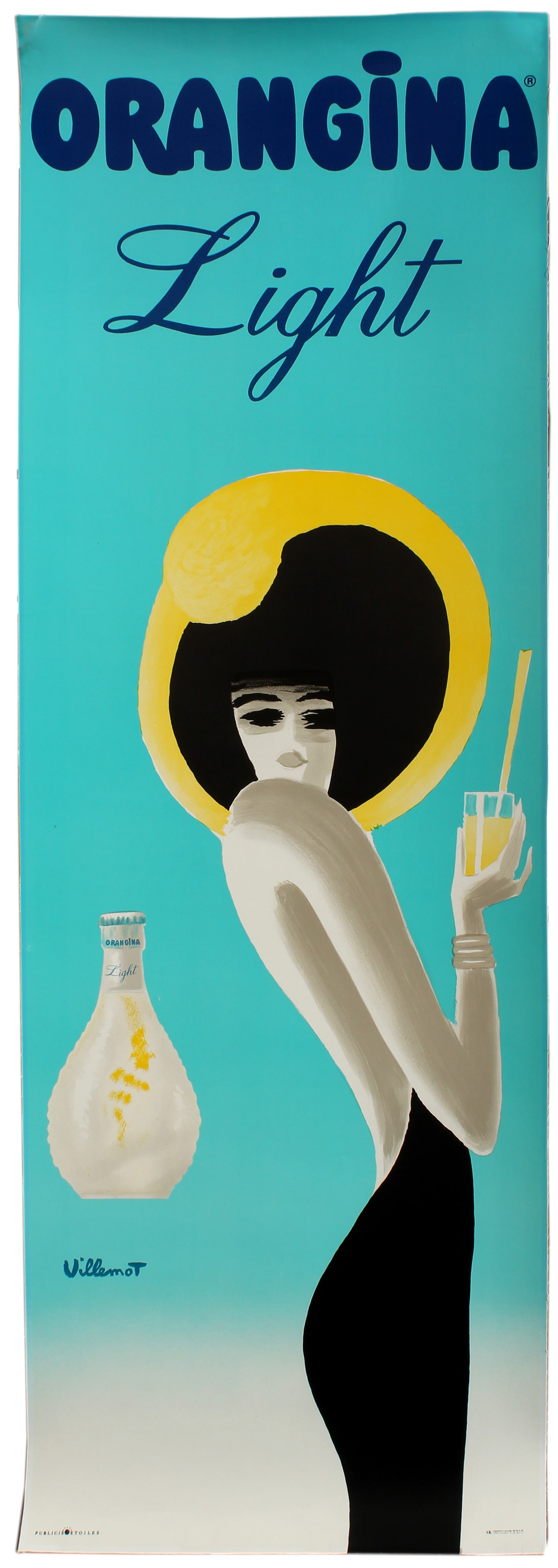 Advertising Poster Orangina Light Villemot (1 of 1)