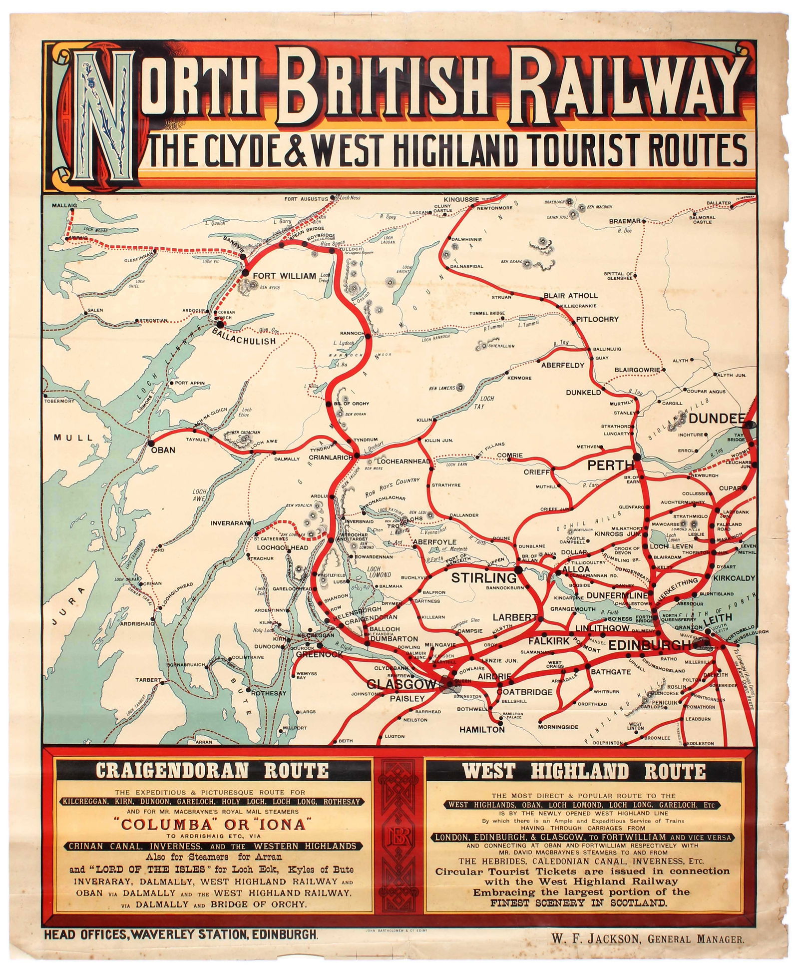 Travel Poster North British Railway Scotland Clyde (1 of 1)