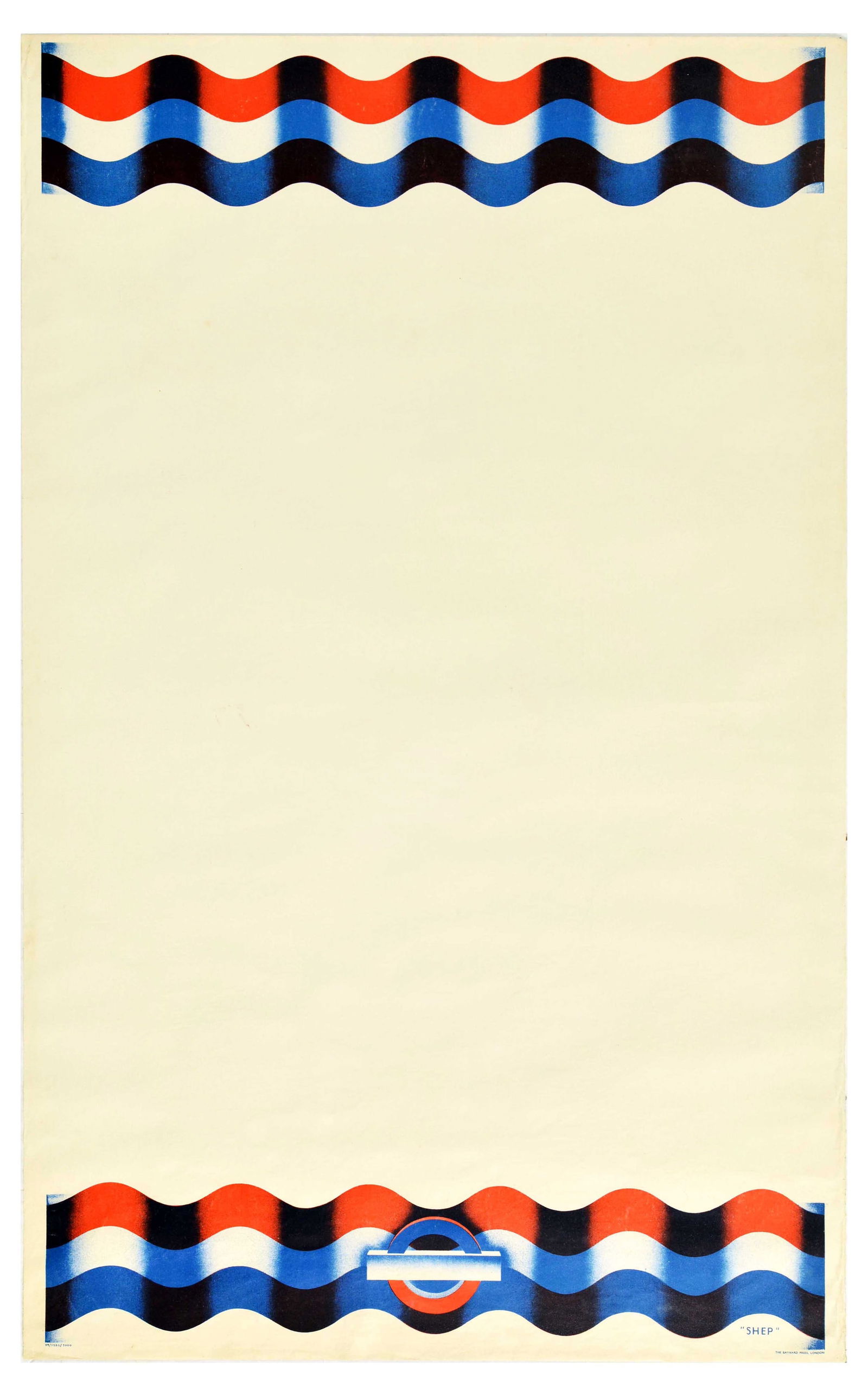 Travel Poster London Transport Blank Poster Charles Shepard (1 of 1)