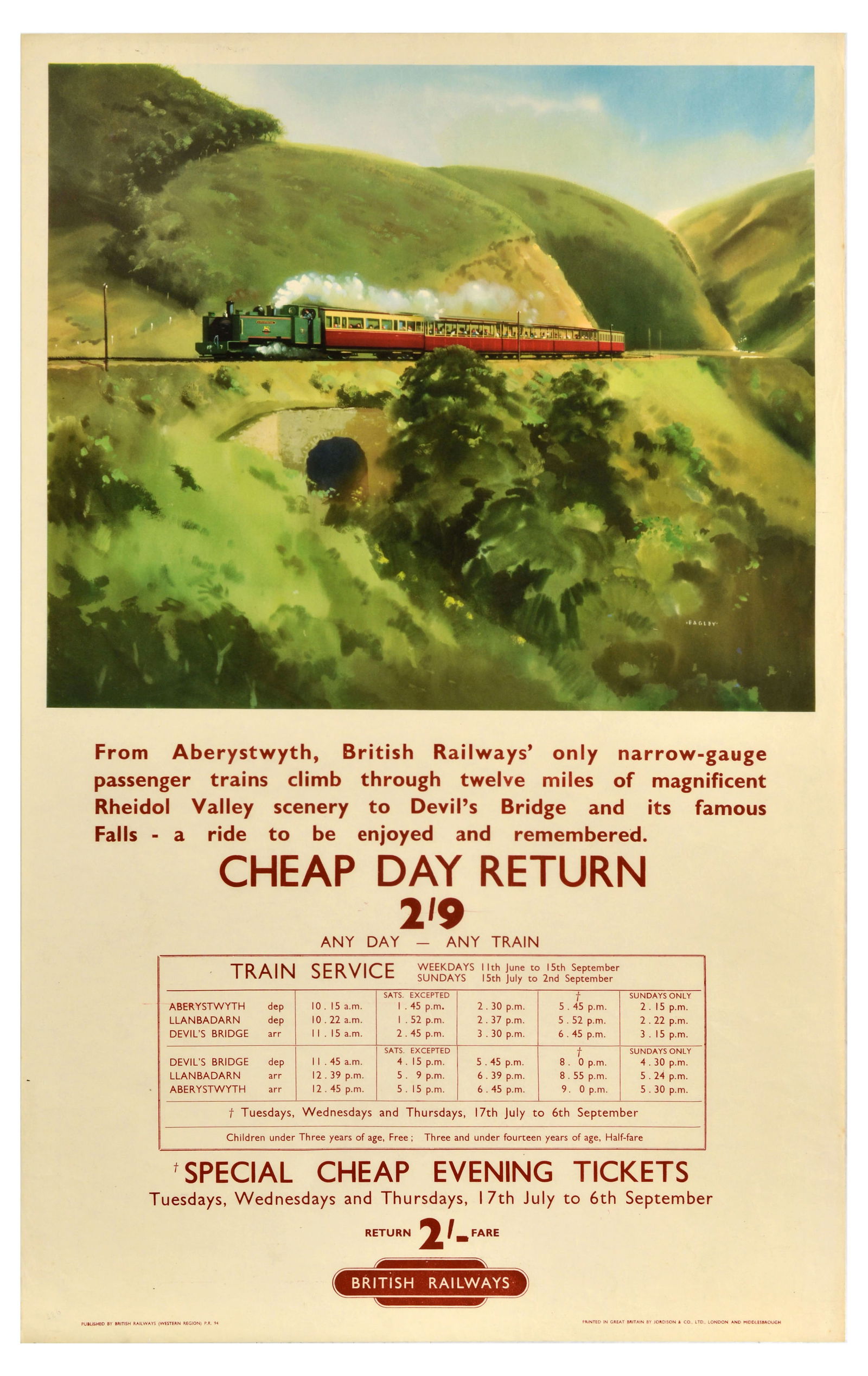 Travel Poster Cheap day return (1 of 1)
