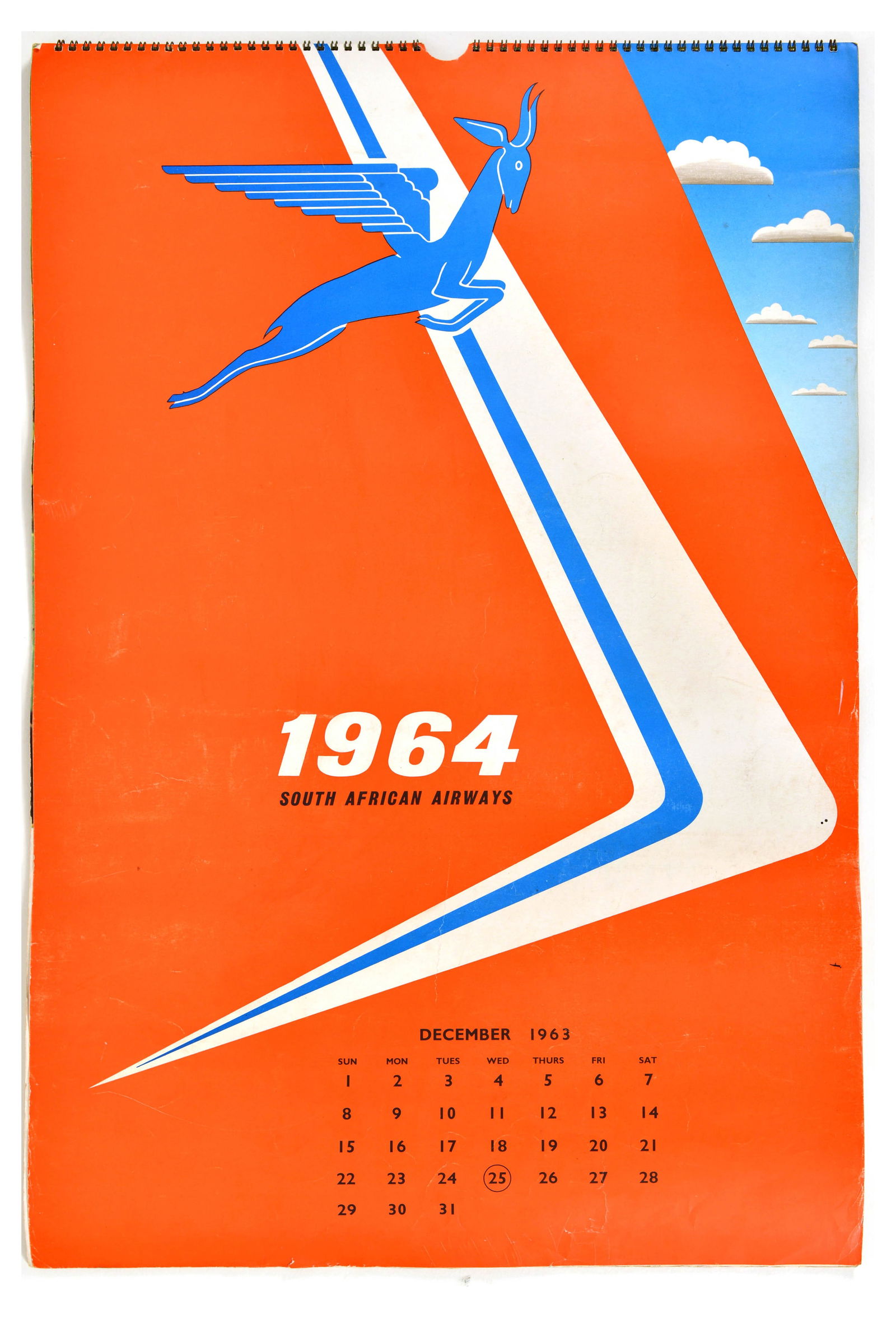 South African Airways Airline Travel Calendar (1 of 7)