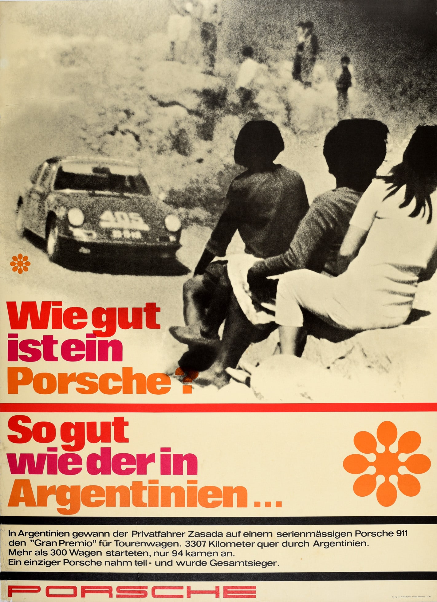 Sport Poster Porsche 911 Argentina Rally (1 of 1)