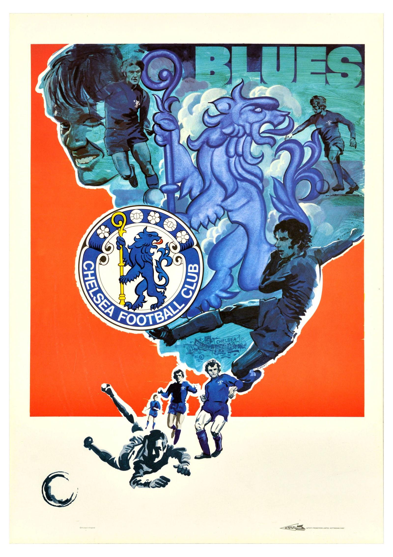 Sport Poster Chelsea Football Club Blues Soccer (1 of 1)