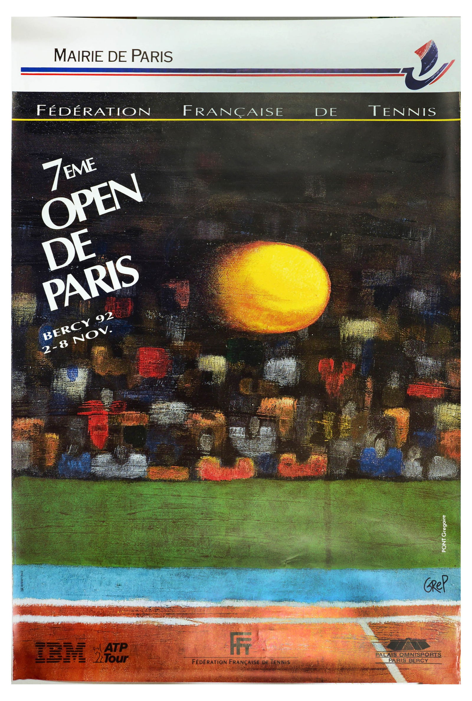 Sport Poster Paris Open Tennis Tournament ATP Tour Masters (1 of 1)