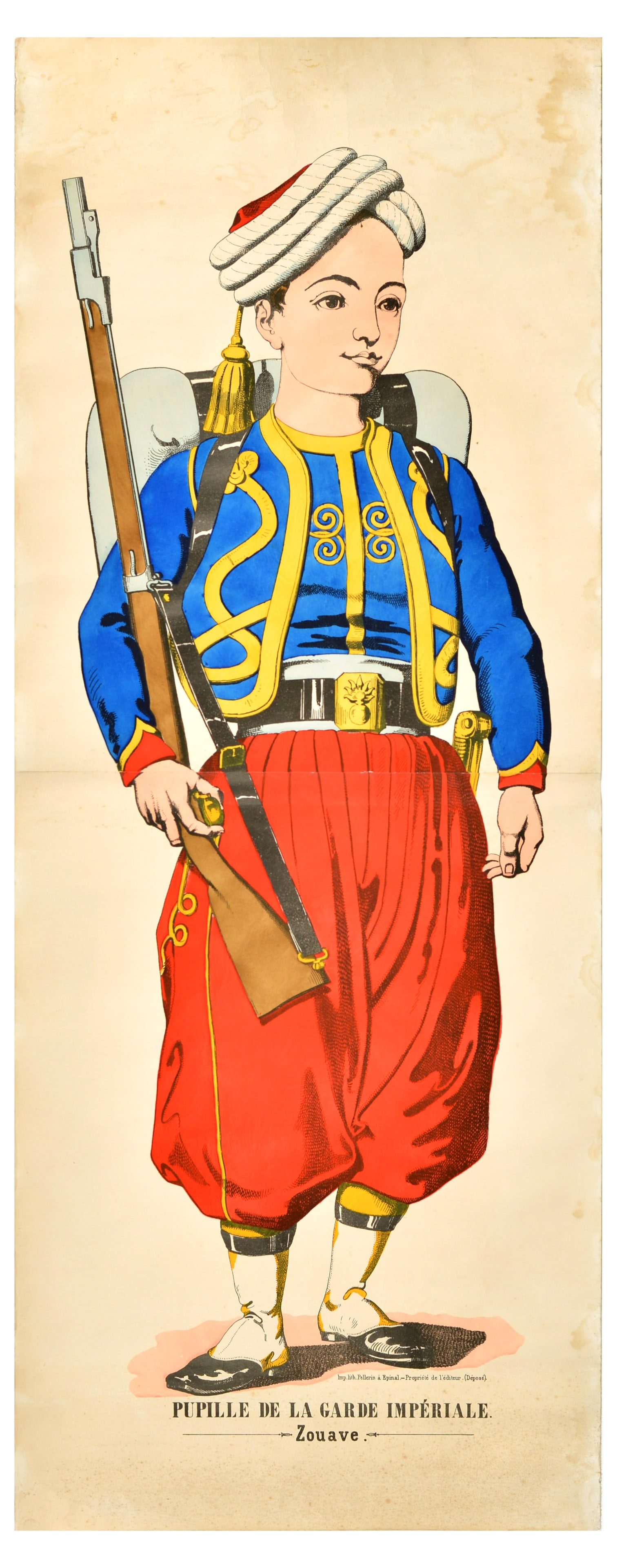Propaganda Poster Pupille De La Garde Imperiale Zouave French Imperial Army (1 of 1)