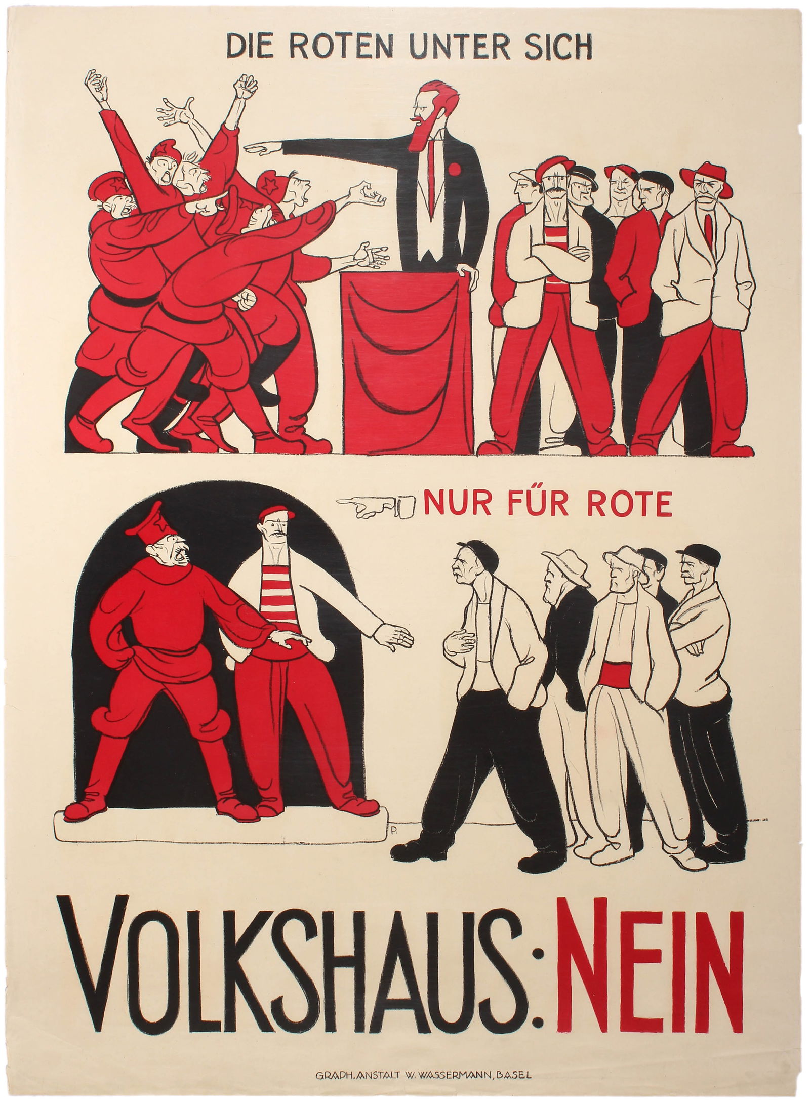 Propaganda Poster Swiss Communist Party Elections (1 of 1)