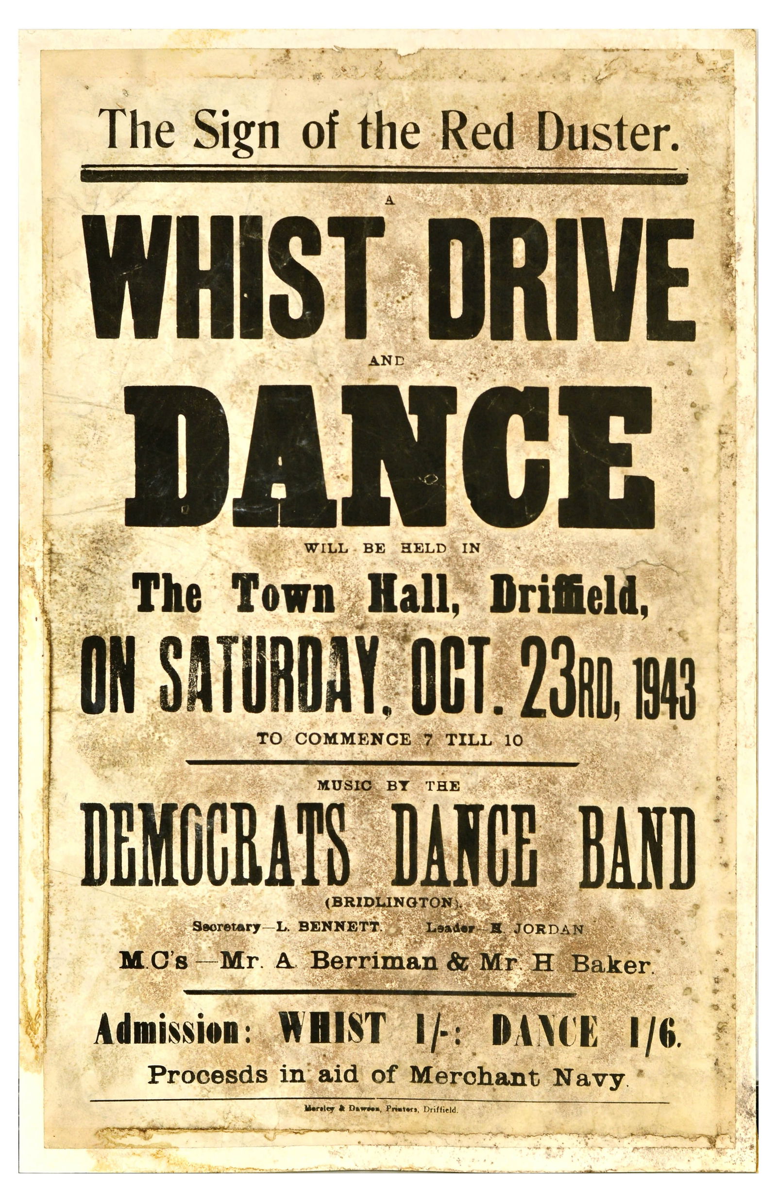 Second World War Poster Set Drive And Dance WWII Merchant Navy Safety (1 of 2)