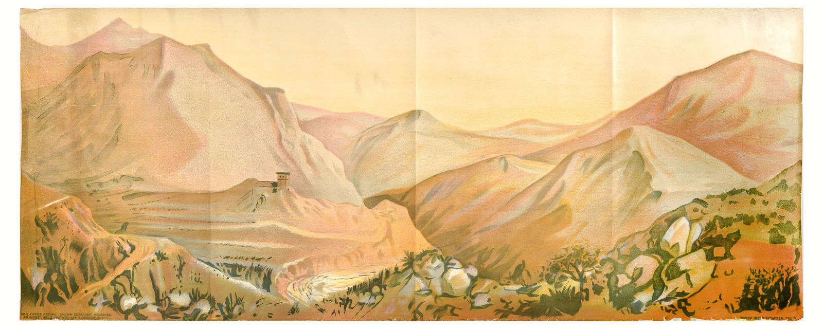 War Poster Set Rifle Shooting Training City Street WWII Frontier North West (1 of 3)