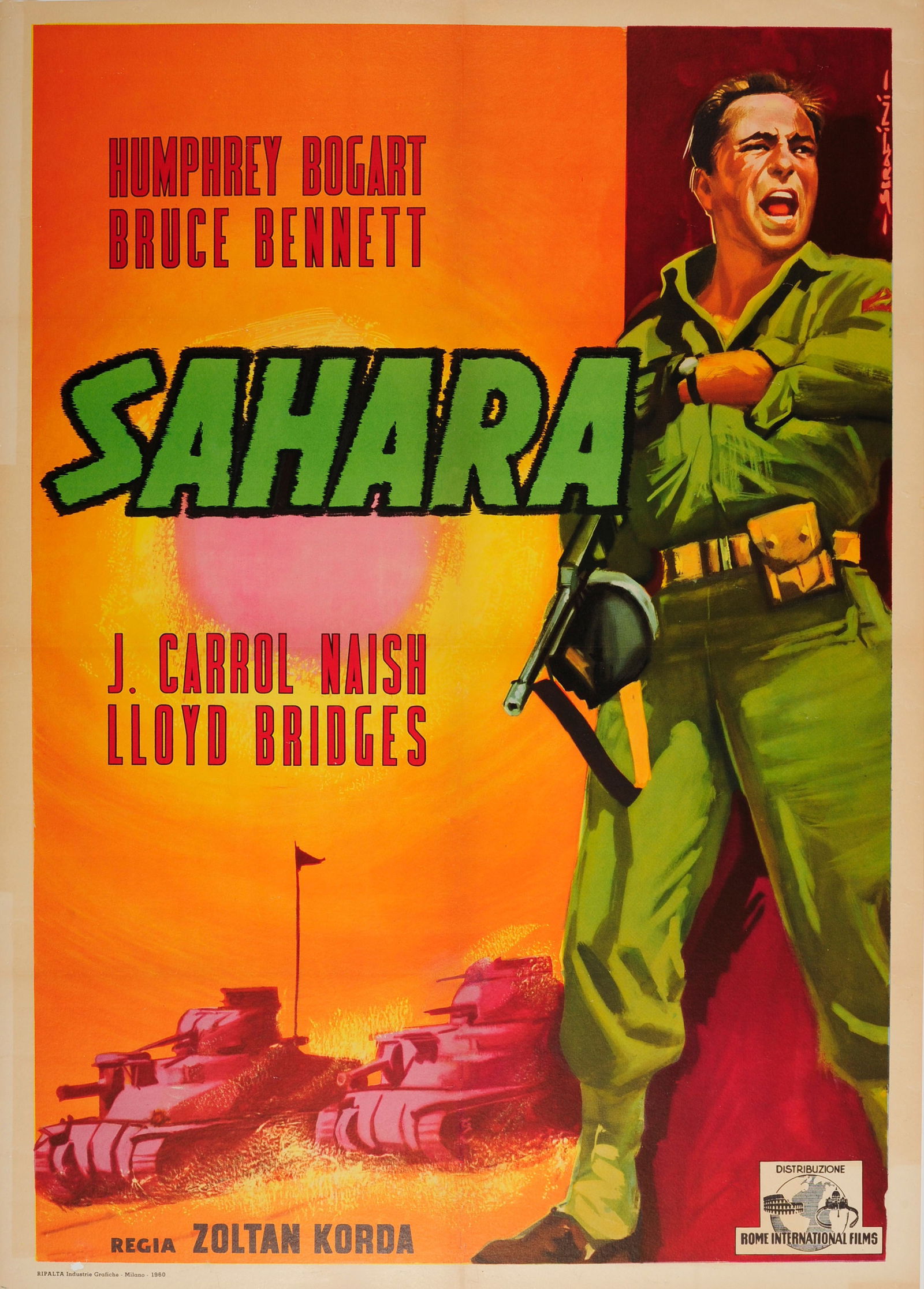 Movie Poster Sahara Humphrey Bogart (1 of 1)