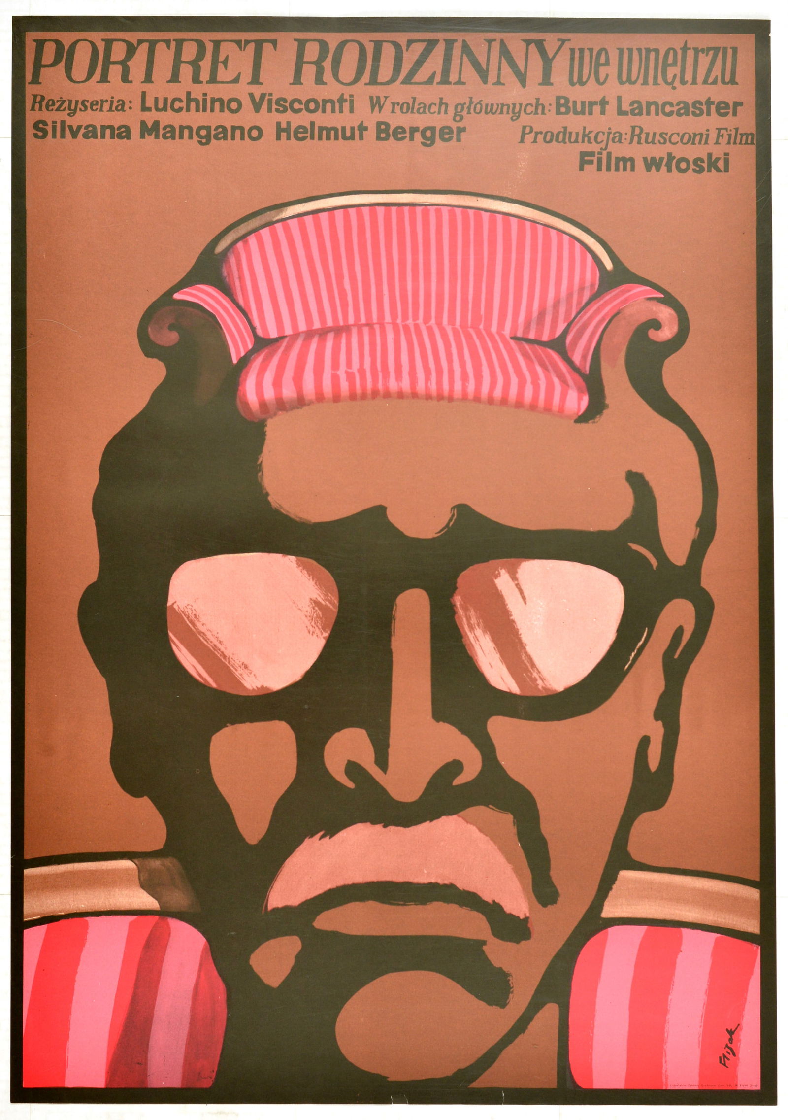 Movie Poster Portret Rodzinny Gruppo di famiglia Flisak Polish Design (1 of 1)