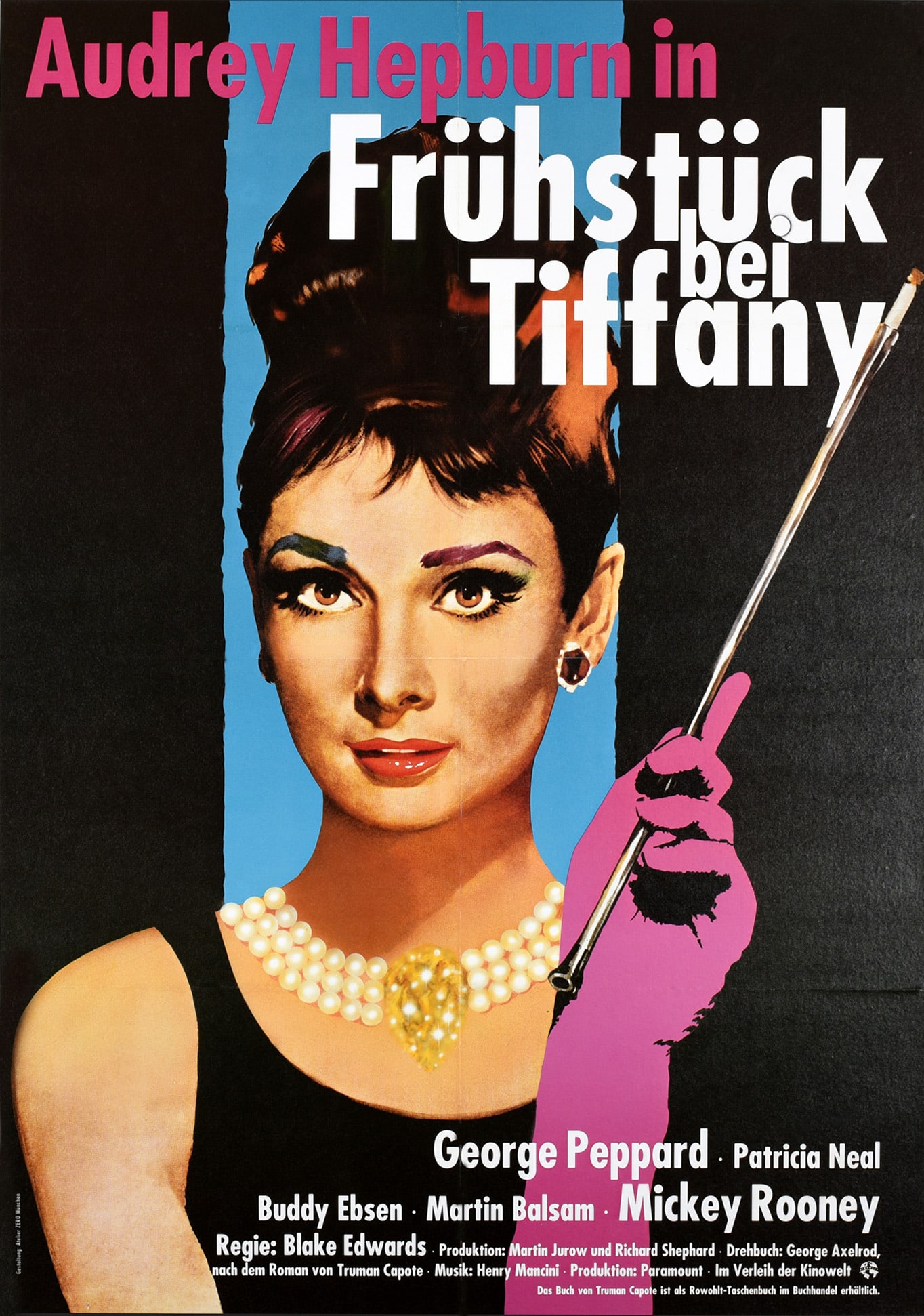 Movie Poster Breakfast at Tiffanys Audrey Hepburn (1 of 1)