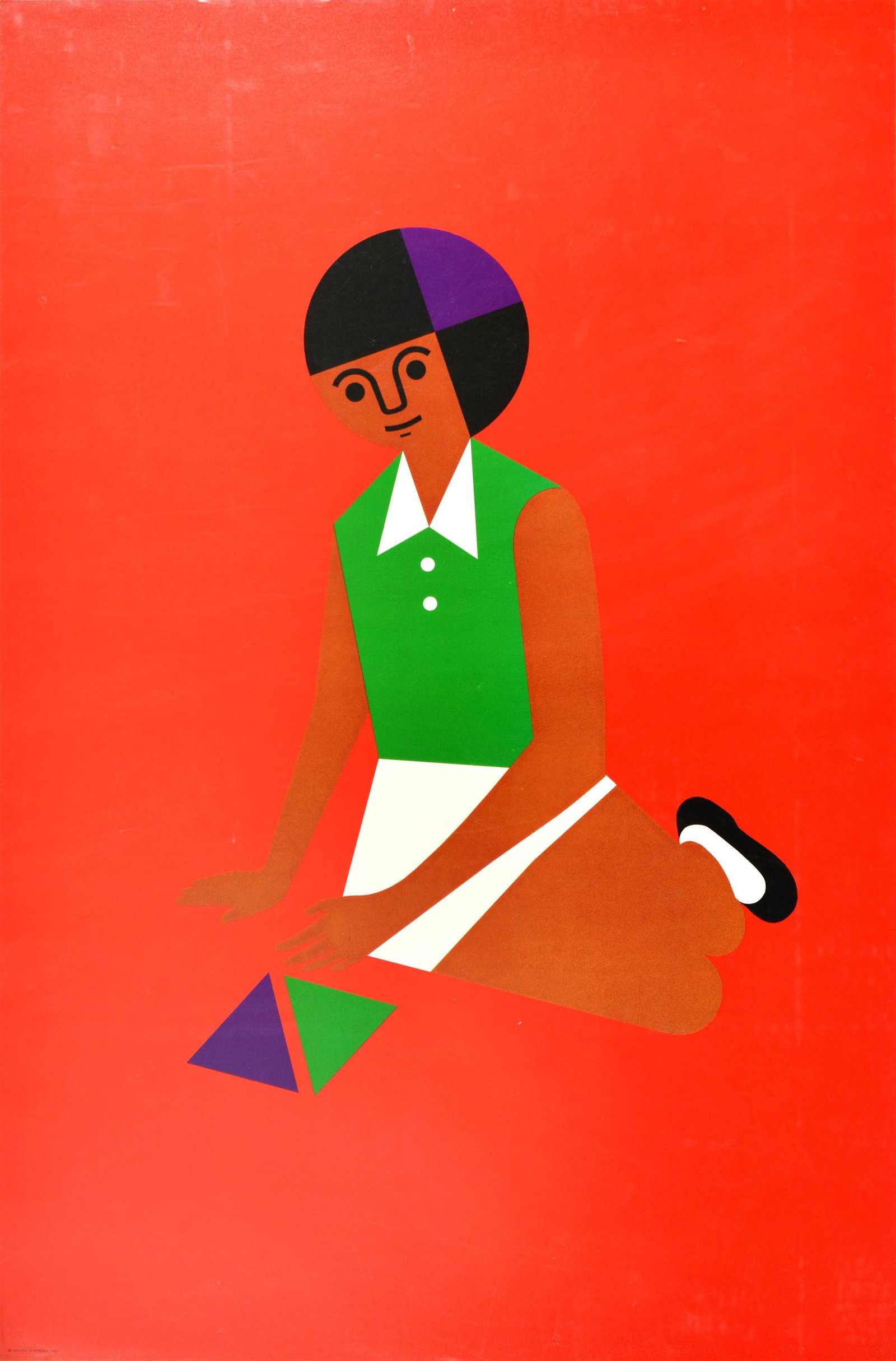 Advertising Poster Creative Playthings Fredun Shapur Arts And Crafts Puzzle Origami (1 of 1)