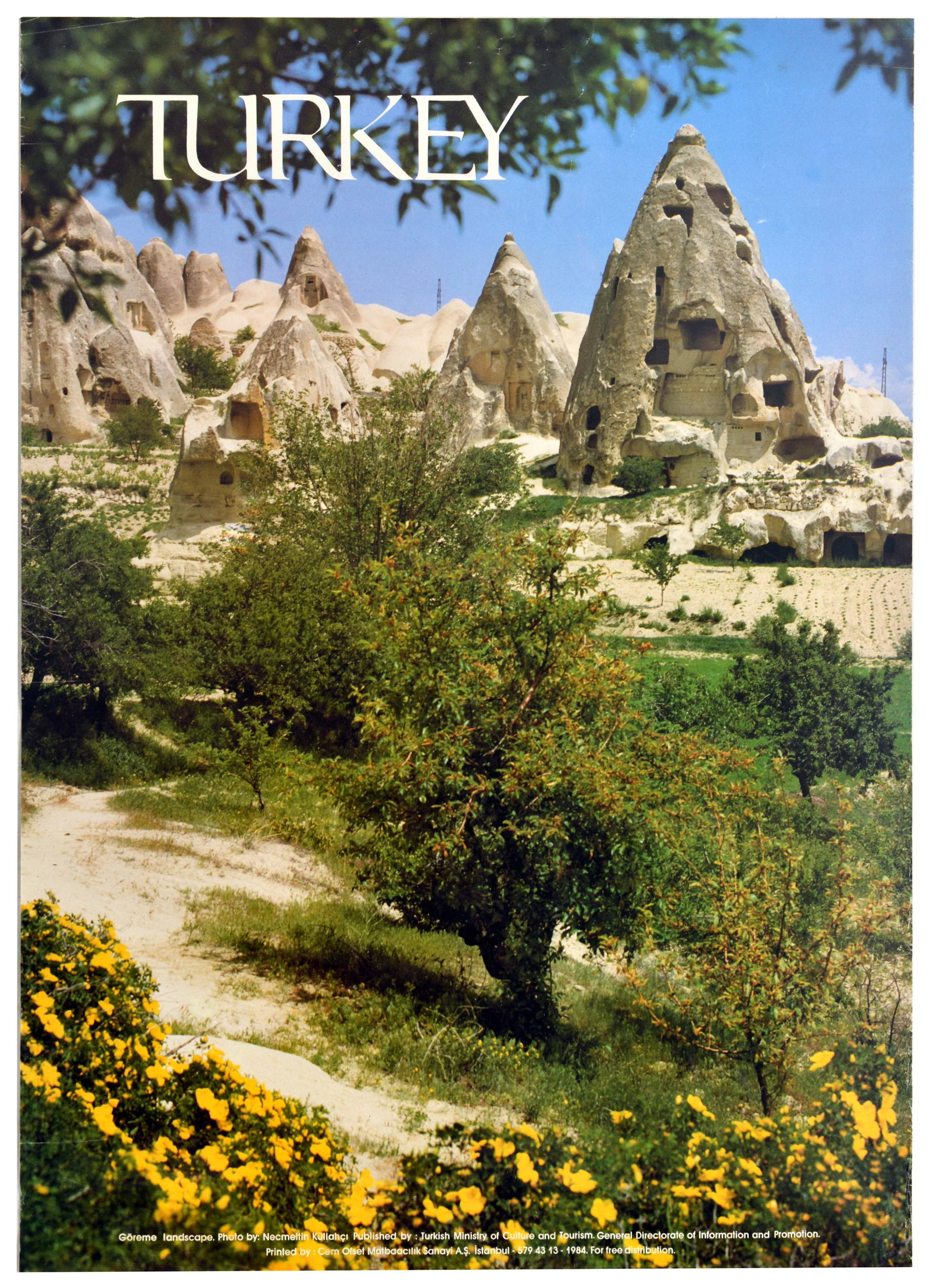 Travel Poster Goreme Cappadocia Turkey (1 of 1)