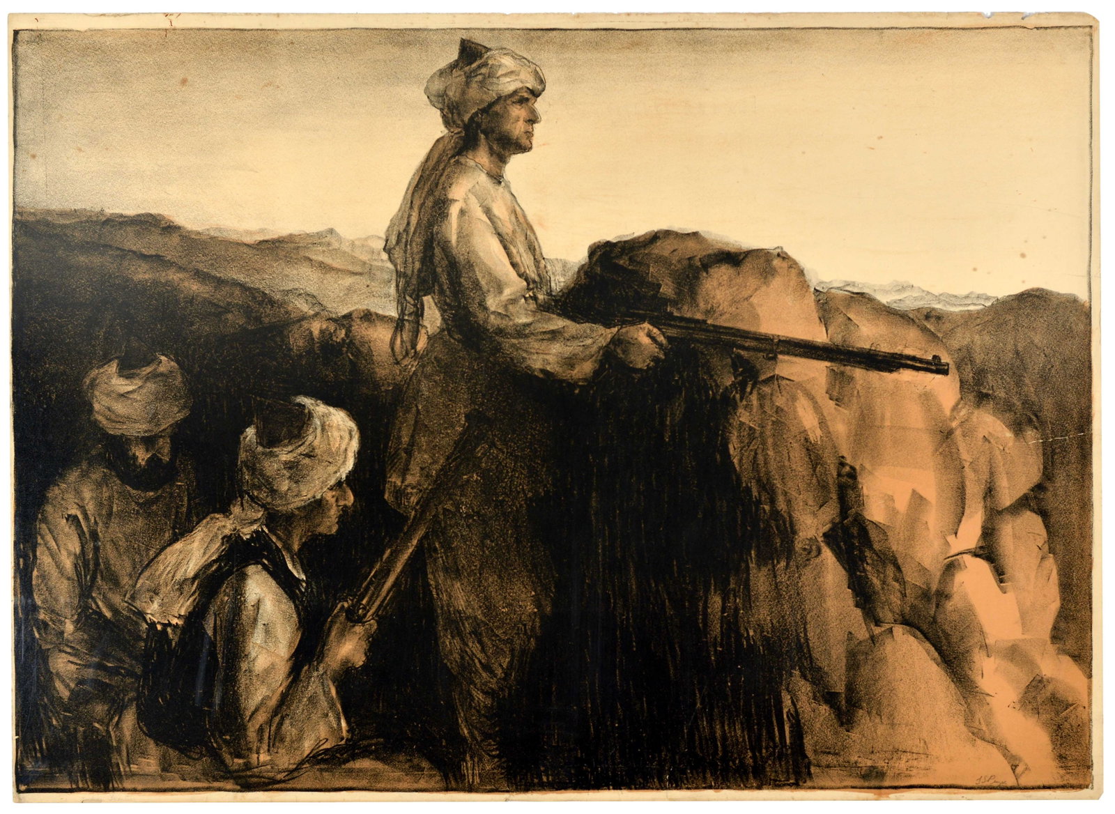 Advertising Poster Indian Frontier EMB Gerald Spencer Pryse (1 of 1)
