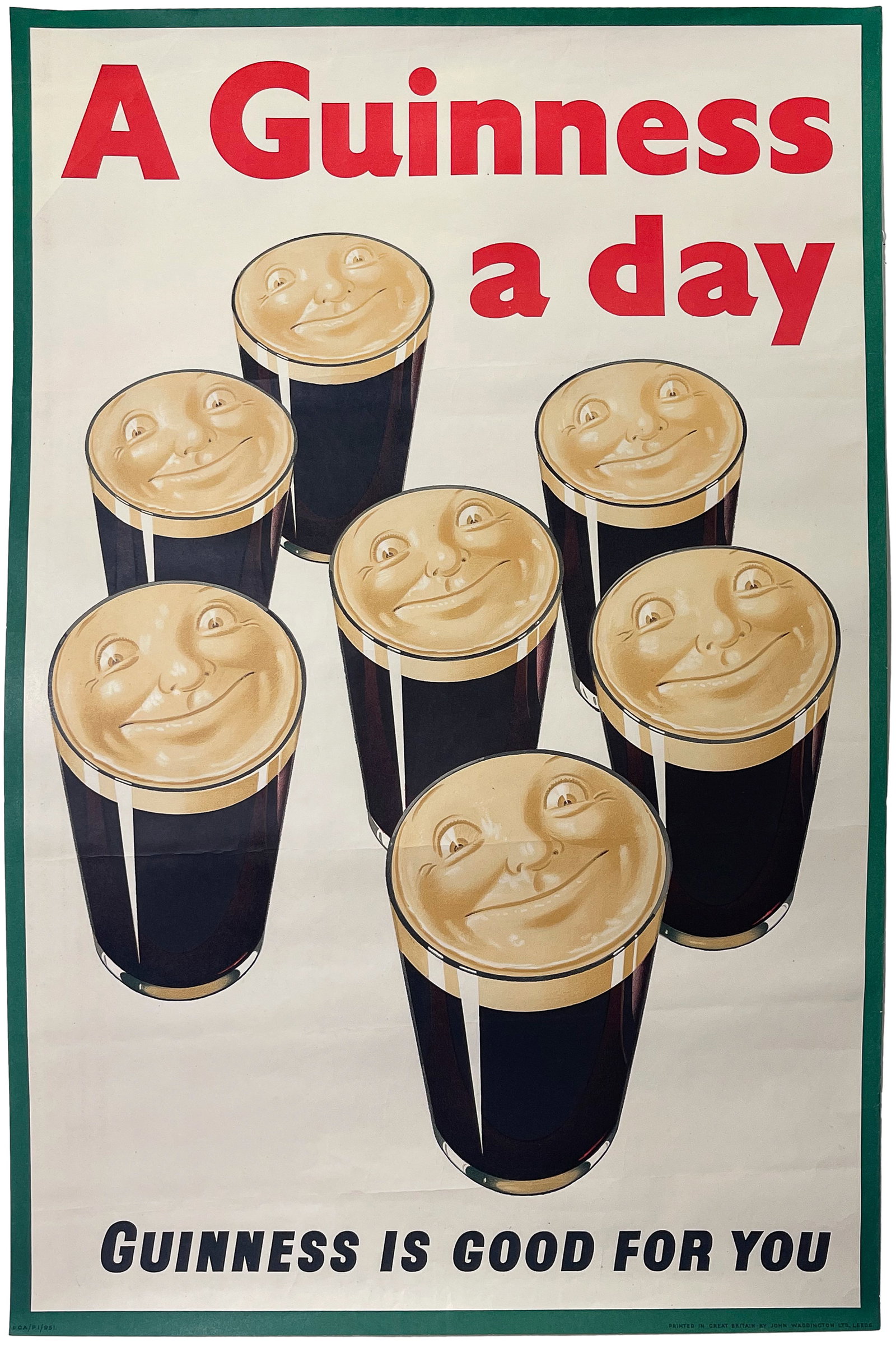Advertising Poster Guinness A Day Guinness Is Good For You (1 of 1)