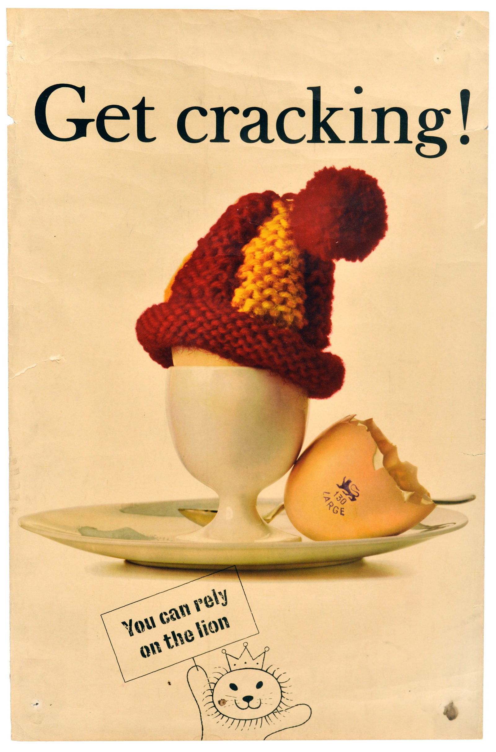 Advertising Poster Set Shell Oil BP Beer Gin Alka Seltzer Eggs: Set of 9 original vintage advertising posters advertising a diverse range of products. 1. Surrealist-inspired composition for Shell Super Motor Oil, presenting a striking visual irony: a utilitarian i