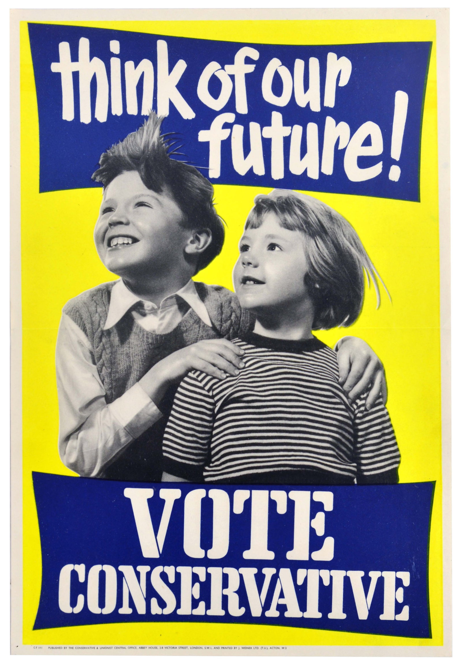 Propaganda Poster Our Future Vote Conservative UK Elections (1 of 1)