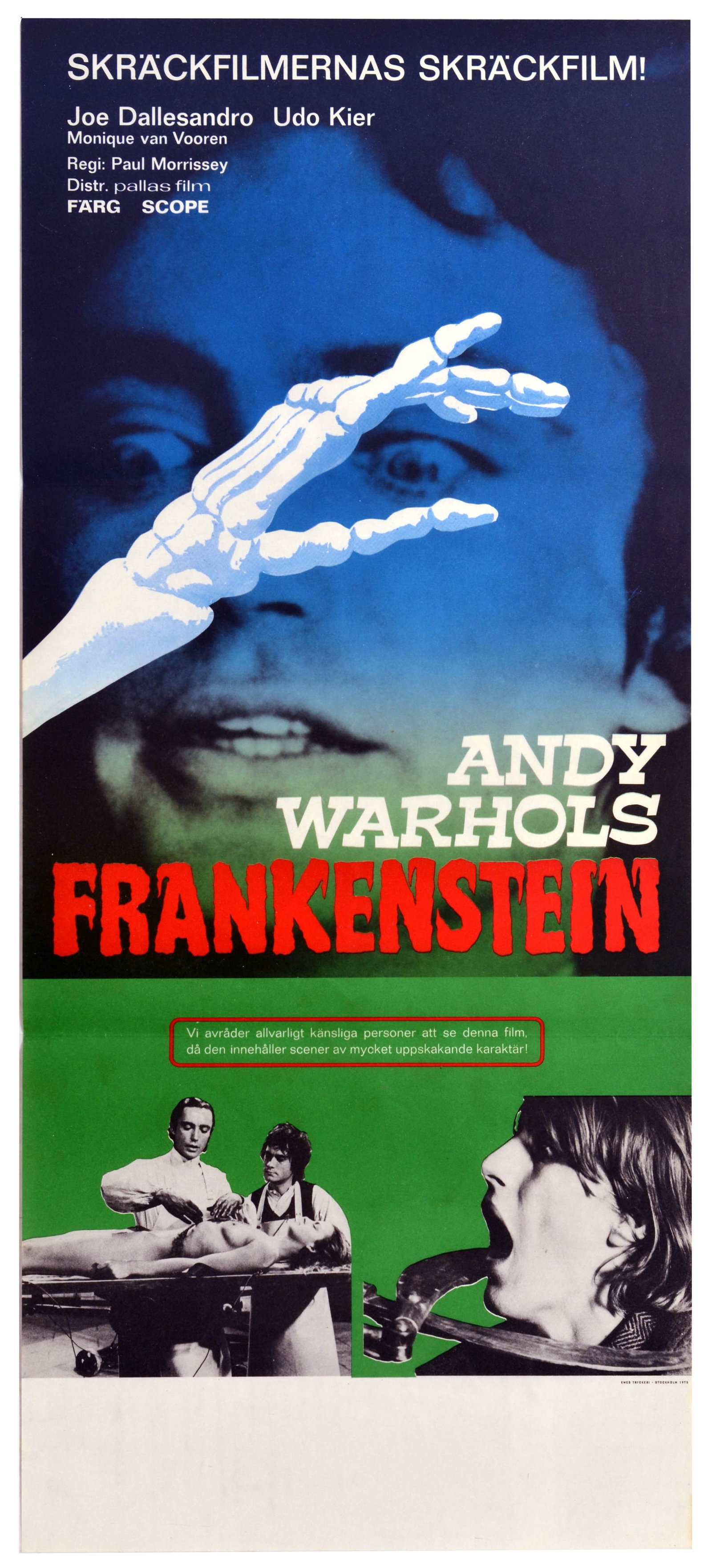 Movie Poster Andy Warhols Frankenstein (1 of 1)