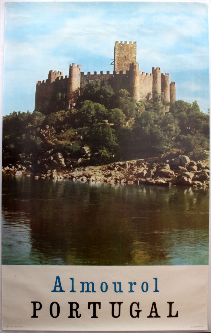 Almanol Portugal Travel Poster: Almanol Portugal. Very good condition, tears and bumps on margin, minor losses. Portugal, 1962, designed by Uknown, 1962, 100x62.5cm.