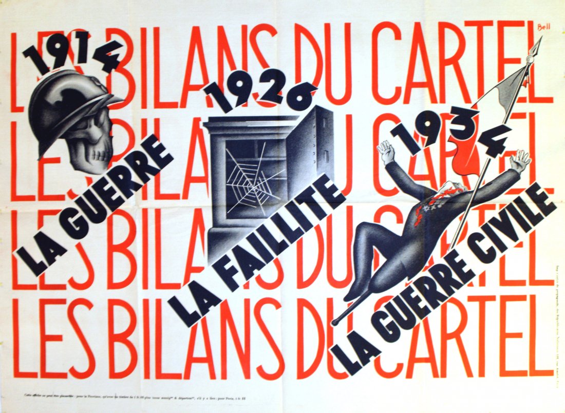 Propaganda Poster Les Bilans du Cartel (1 of 1)