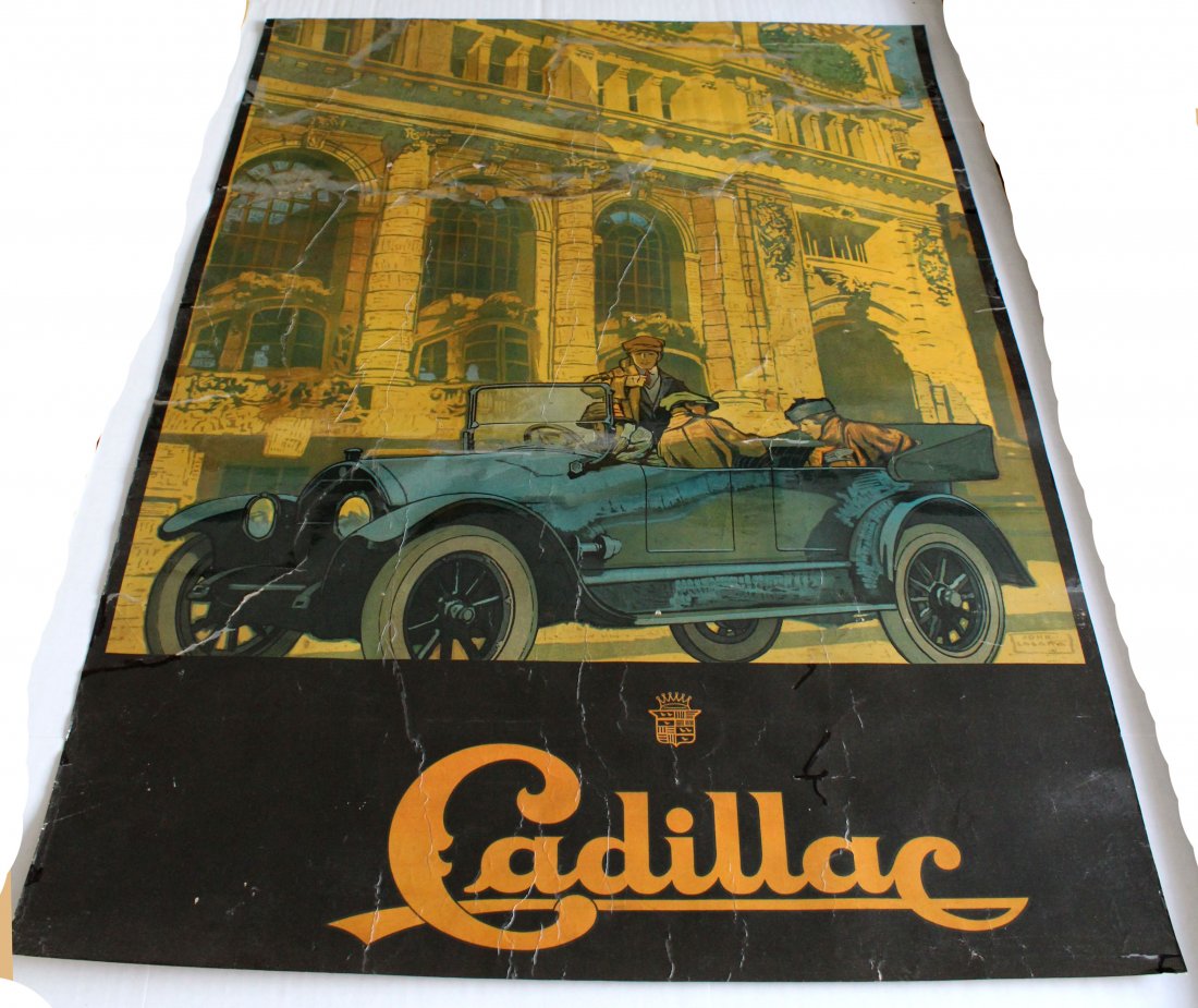 Cadillac USA Car Art Deco Advertising poster (1 of 5)
