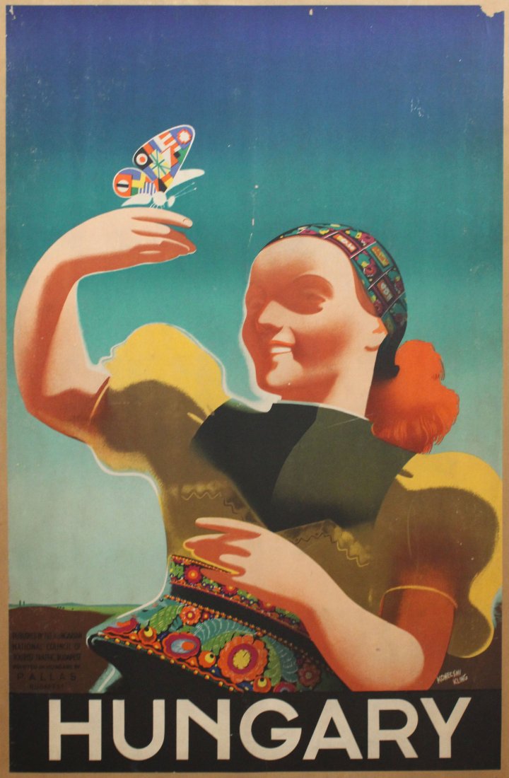Hungary Konecsni Kling Travel poster (1 of 1)