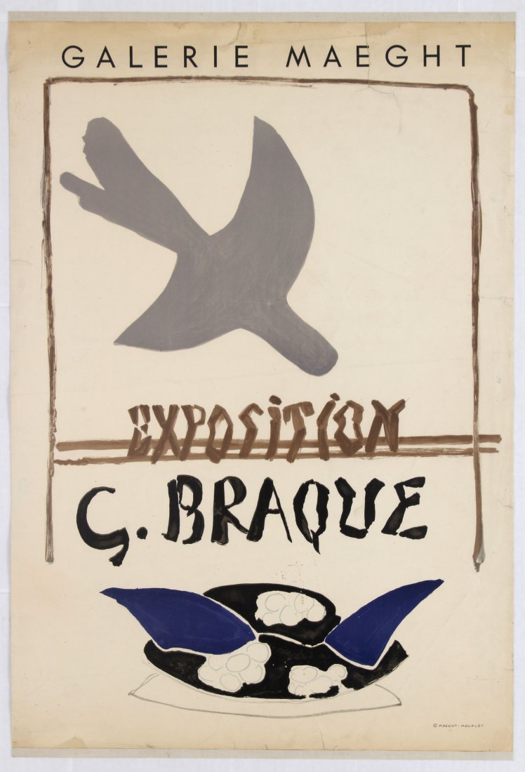 Exhibition Poster Exposition George Braque Gallery (1 of 1)