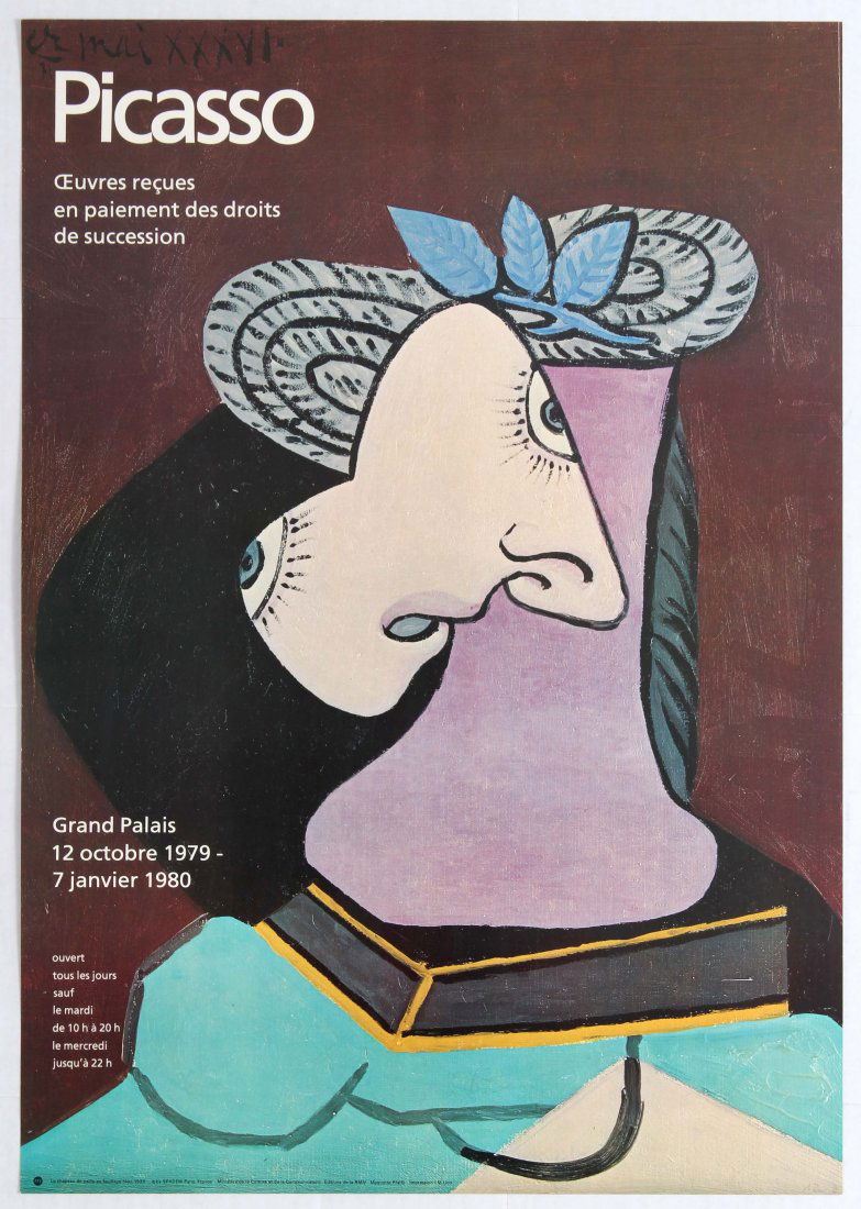 Exhibition Advertising Poster Picasso Grand Palais (1 of 1)