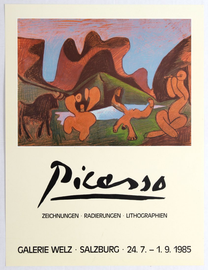 Advertising Poster Exhibition Poster Picasso Salzburg (1 of 1)
