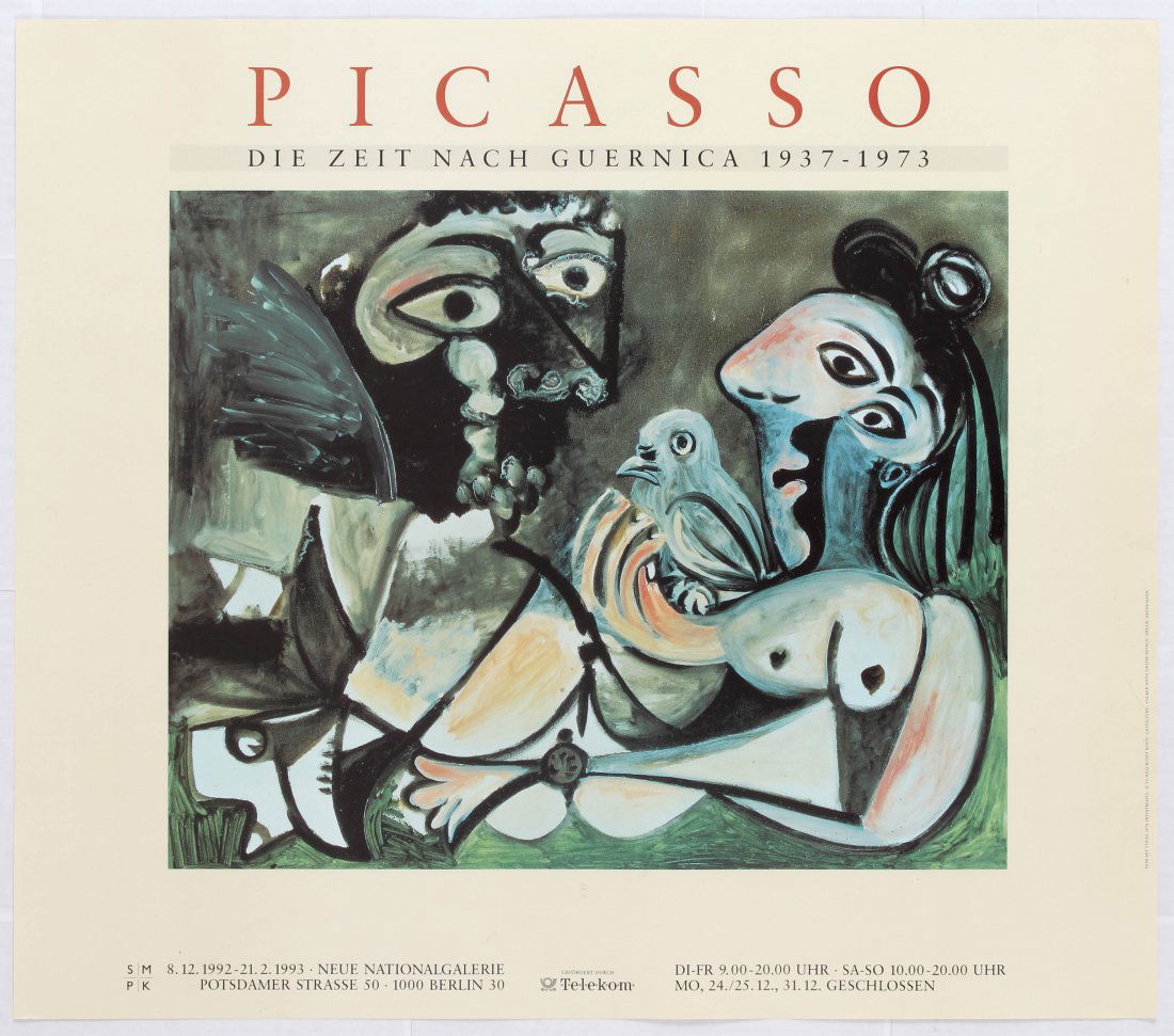Exhibition Poster Picasso Berlin Couple with Bird (1 of 1)