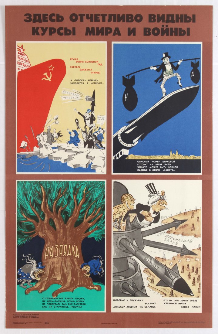Anti-USA and NATO Soviet Propaganda Poster You can (1 of 1)
