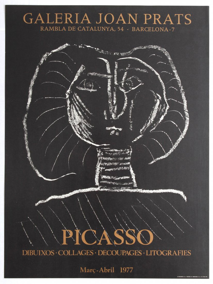 Exhibition Advertising Poster Picasso Barcelona (1 of 1)