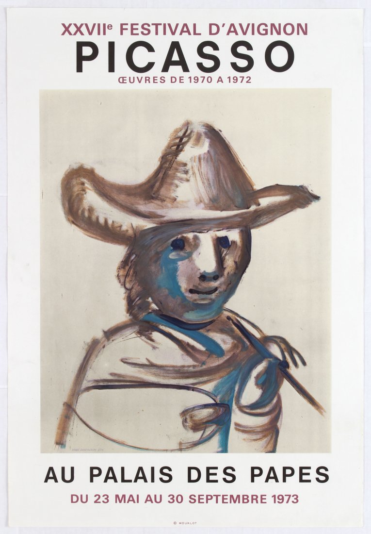 4 Advertising Posters Picasso exhibition Avignon (1 of 1)