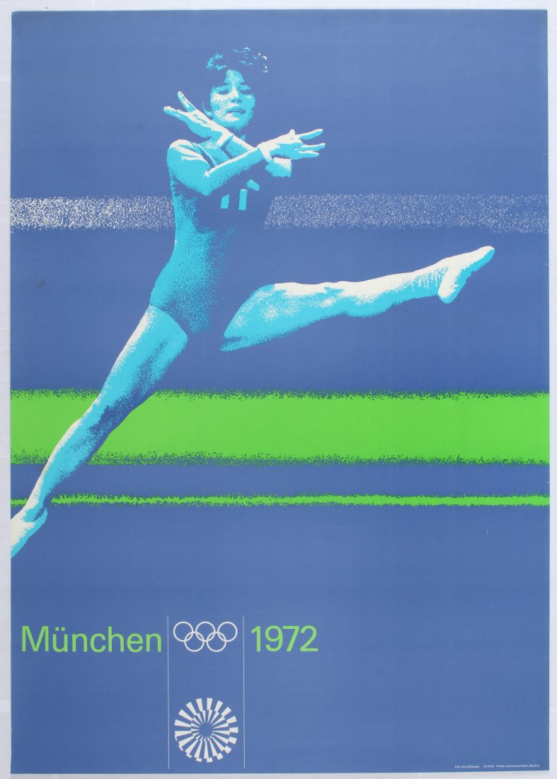 Sport Poster Munich Olympic Games 1972 - Gymnastics (1 of 1)