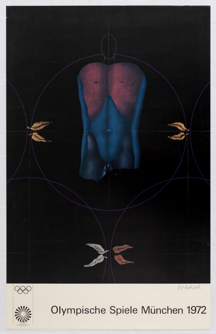 Sport Poster Munich Olympics 1972 - Torso (1 of 1)