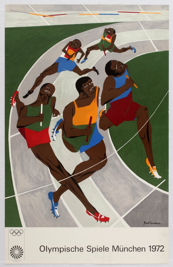 Sport Poster Munich Olympics 1972 Relay Race (1 of 1)
