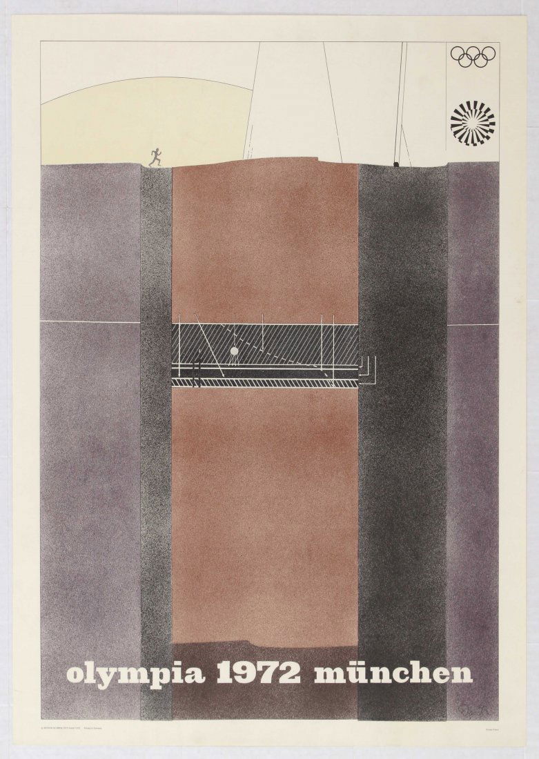 Sport Poster Munich Olympics 1972 Stadium (1 of 1)