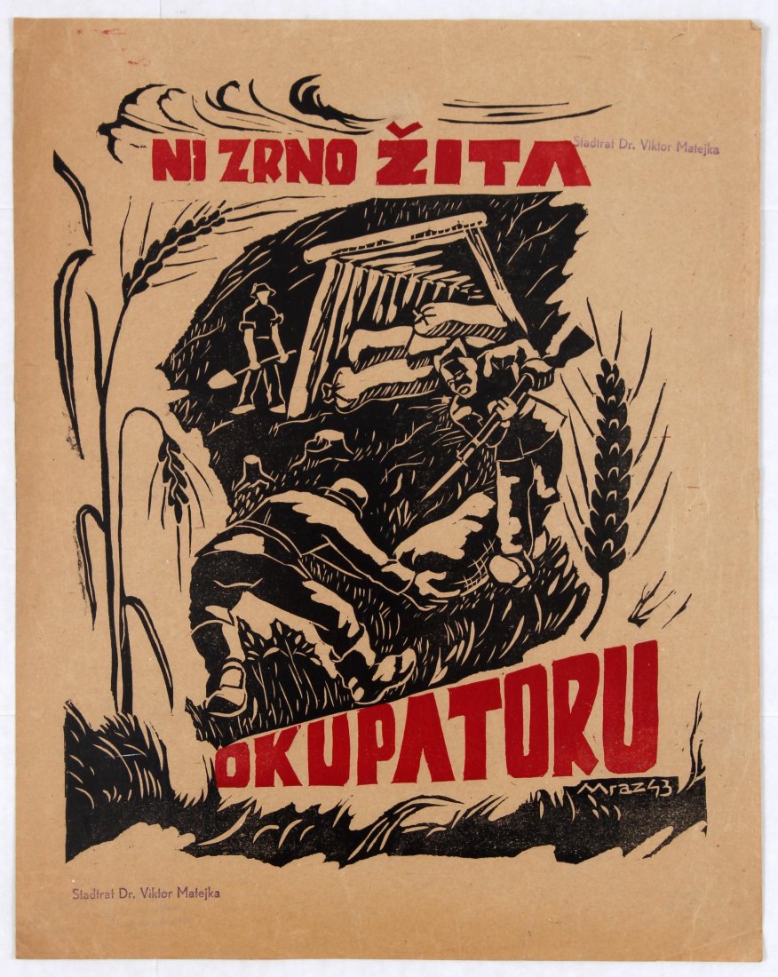 WWII Slovenian Propaganda Poster 1943 (1 of 1)
